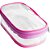 Estojo PVC Vision Cristal Bau Rosa - Imagem 2