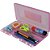 Estojo Plástico Teen BOX Escolar Rosa PCT com 03 - Imagem 1