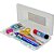 Estojo Plástico Teen BOX Escolar Cristal PCT com 03 - Imagem 1