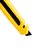 Estilete Estreito MX-E9W 9MM Amarelo com Trava e Quebra Lâmina - Imagem 4