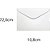 Envelope Visita 72X108MM 63G Branco – Caixa com 500 Unidades - Imagem 2