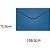 Envelope Visita Colorido 72X108 Azul Royal Grécia 80G - Pacote com 100 - Imagem 1