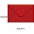 Envelope Convite Colorido 160X235 Vermelho Toquio 80G Pacote com 100 - Imagem 2