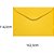 Envelope Carta Colorido 114X162MM Amarelo Rio de Janeiro 80G - Pacote com 100 Unidades - Imagem 2