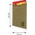 Envelope Bolha Postbolha Papel KRAFT N6 19X25 - Pacote com 05 - Imagem 2