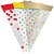 Embalagem para TRUFA/CONE Cone Barrado DECOR18X30CM PCT com 50 - Imagem 1