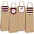 Embalagem para Garrafa 35X13X8CM KRAFT com ALÇA Celebraca - Pacote com 10 - Imagem 1