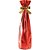 Embalagem para Garrafa 15X44CM Saco Metalizado Vermelho Pacote com 50 - Imagem 2
