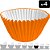 Embalagem para Doces Nº04 Forminha Laranja - Pacote com 10X100 Unidades - Imagem 2