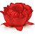 Embalagem para Doces Forminha Flora Vermelho Rubi CX com 30 - Imagem 1