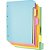 Divisória para Fichário Papel 6 Projeções Universitário Colors - Imagem 1