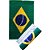 Decoração Copa do Mundo Toalha Brasil 48X29CM Pacote com 12 - Imagem 1