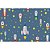 Contact Decorado 45CM X 10M Foguete Espacial - Imagem 4