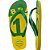 Chinelo Havaianas Unissex Brasil 10 45/6 Amarelo Citrico - Imagem 3