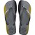 Chinelo Havaianas Masculino TREND 43/4 PRETO/CINZA ACO - Imagem 1