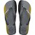 Chinelo Havaianas Masculino TREND 39/40 PRETO/CINZA AÇO - Imagem 1