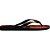 Chinelo Havaianas Masculino HYPE 37/8 PRETO/LARANJA - Imagem 5