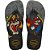 Chinelo Havaianas Licenciado Mário BROS 37/8 Cinza ACO - Imagem 1