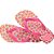 Chinelo Havaianas Infantil KIDS Flores 25/26 - BRANCO/ROSA - Imagem 5