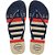 Chinelo Havaianas Feminino SLIM Nautical 37/38 Marinho - Imagem 1
