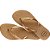 Chinelo Havaianas Feminino Fantasia GLOSS 37/38  Dourado - Imagem 3