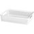 Cesta Organizadora Linea 23X16X6CM Branca - Imagem 1