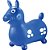 Cavalinho Infantil Vinil Azul 52X51CM - Imagem 2