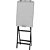 Cavalete para FLIP-CHART MDF Preto SOFT - Imagem 1