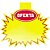 Cartaz para Marcação SPLASH Oferta Amarelo 23X27CM - Pacote com 25 - Imagem 1