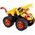 Carrinho Monster TRUCK Tiger 29X18X20CM Amarelo - Imagem 2