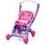 Carrinho de Boneca Bebaby 2 em 1 Rosa - com Bebê Conforto - Imagem 3