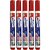 Caneta para Tecido Vermelho Fogo Acrilpen - Caixa com 12 Unidades - Imagem 3