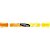 Caneta Marca Texto Fluo Duo Formato Caneta Amarelo e Laranja - Caixa com 12 Unidades - Imagem 3