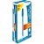 Caneta Esferográfica Paper Mate Kilométrica 100 Colorz Azul Claro - Pacote com 12 Unidades - Imagem 2