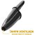 Caneta Esferográfica Cristal Preta (070330354654) - Embalagem com 3 - Imagem 3