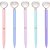 Caneta Esferográfica Coração Diamante CANDY - 5 Cores - Pote com 20 - Molin - Imagem 3