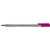 Caneta com Ponta Porosa Triplus Fine 334 RED Violeta CX com 10 - Imagem 3