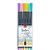 Caneta com Ponta Porosa Fineliner 0.4MM 6 Cores Pastel - BRW - Imagem 1