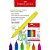 Caneta com Ponta Porosa Fine Pen Colors 6 Cores Neon Pacote  com 06 - Imagem 3