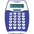 Calculadora de Mesa MP 1045 8 Dígitos AZUL/BRANCO PILHA/SOLAR - Imagem 1