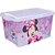 Caixa Plástica Multiuso Minnie com Trava 46L - Imagem 1