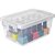Caixa Plástica Multiuso Cristal 1,5L 11,8X19,7X9CM com T - Imagem 3