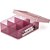 Caixa Plástica Multiuso Caixa com Divisórias Rose P - Imagem 2