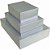 Caixa para Presente com Tampa PQ 19X14,5X7,5 Prata PCT com 05 - Imagem 1