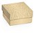 Caixa para Presente com Tampa Mini com Relevo Ouro G 12CM Pacote com 10 - Imagem 1