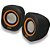 Caixa de Som para Computador Speaker Round 8W USB/P2 - Imagem 2