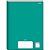 Caderno Quadriculado Universitário 7X7MM 96 Folhas Brochurão Verde - Pacote com 5 - Imagem 3