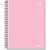 Caderno Espiral 1/4 Capa Dura Neutro Rosa 96 Folhas PCT com 05 - Imagem 2