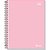 Caderno Espiral 1/4 Capa Dura Neutro Rosa 200 Folhas - Pacote com 05 Unidades - Imagem 1