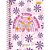 Caderno Espiral 1/4 Capa Dura Joyful MIND 80 Folhas - Pacote com 05 Unidades - Imagem 3